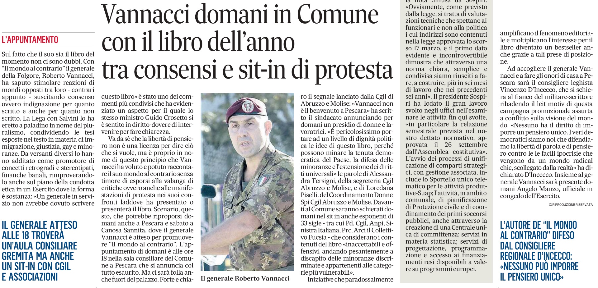 12 ottobre 2023 il MESSAGGERO PESCARA