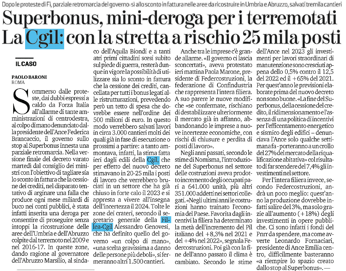 29 marzo 2024 la stampa