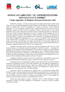 SINDACATI ABRUZZO: 