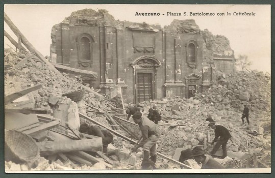 13 gennaio 1915: sulla Marsica si abbatte la tragedia