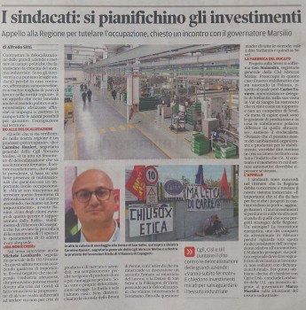 I #sindacati: si pianifichino gli investimenti