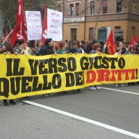 L'Abruzzo a piazza San Giovanni, a migliaia tra rabbia e speranze