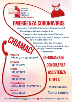 EMERGENZA CORONAVIRUS