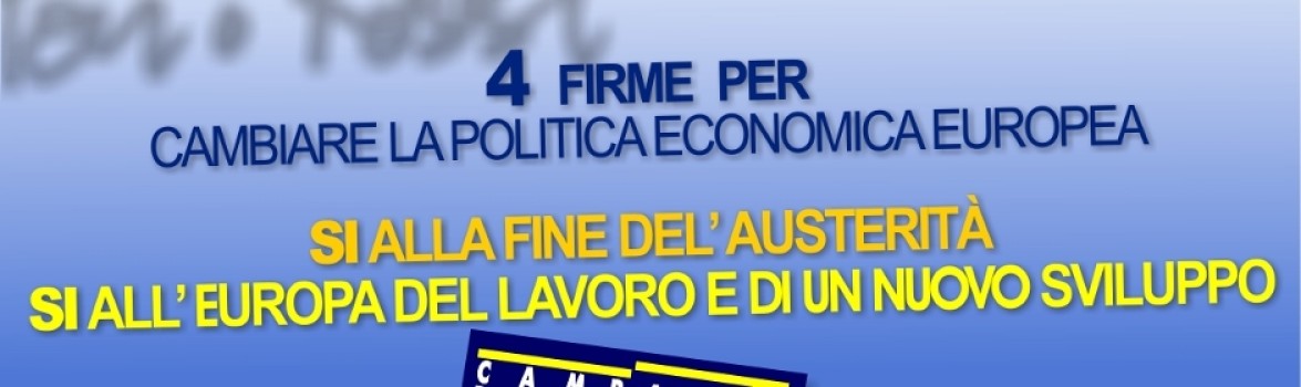 Le norme-capestro della Ue: contro austerity e fiscal compact parte la campagna referendaria